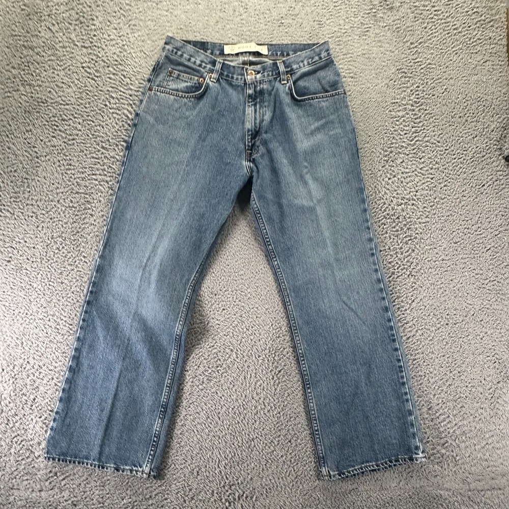 Vintage Arizona Jeans Mens 32x30 Blue Cotton Denim Bootcut Leg Travel Workwear